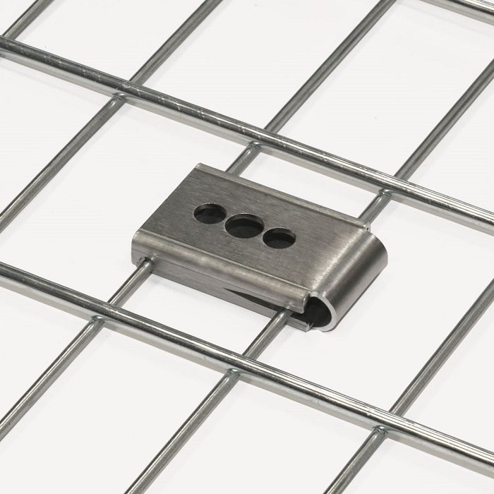 Wire Mesh Cable Tray-Basket Clips - historical catalogue reference