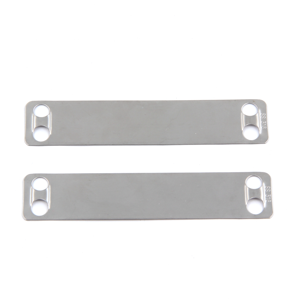 Stainless Steel Cable Tags With Round Slots - historical catalogue reference