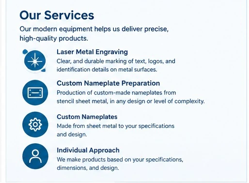 Industrial laser engraving services and precision marking