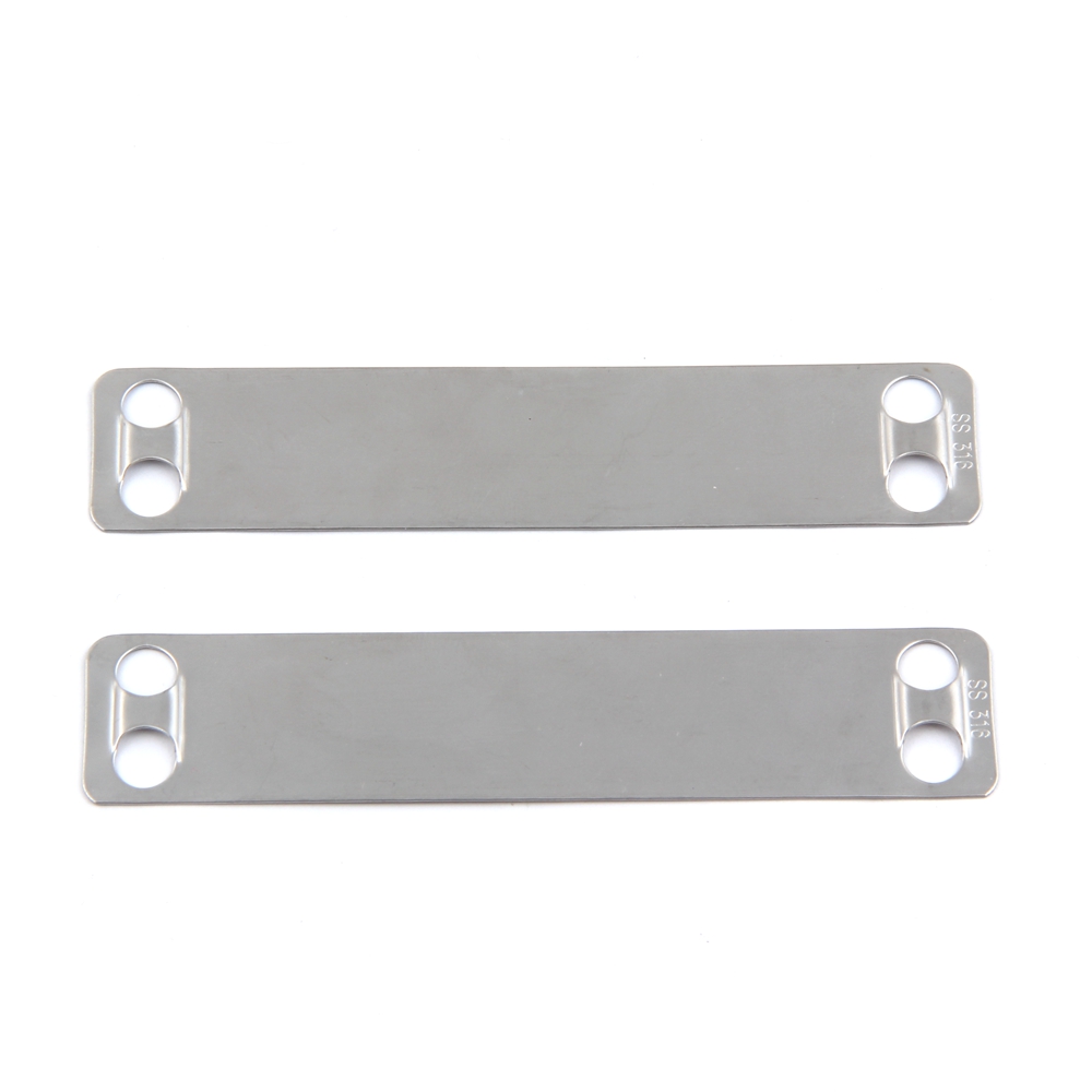 Stainless Steel Cable Tags With Round Slots Image